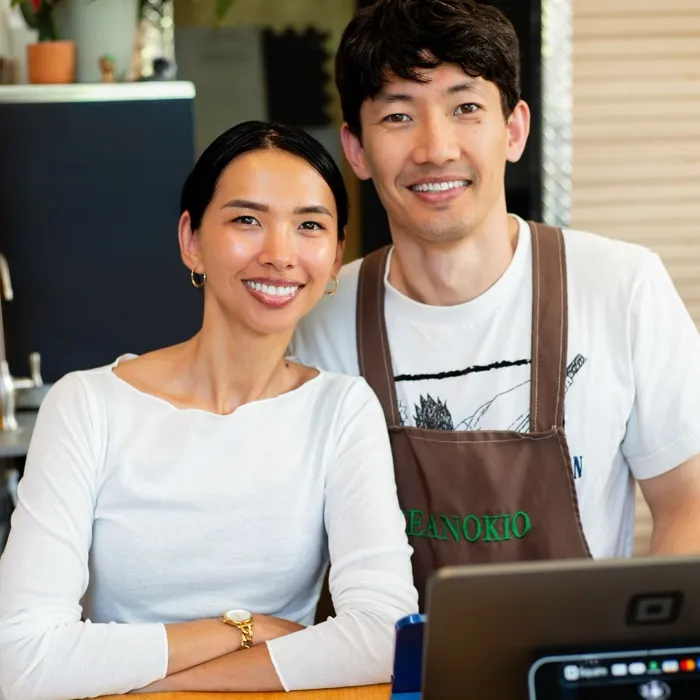 Owners of a Singapore café